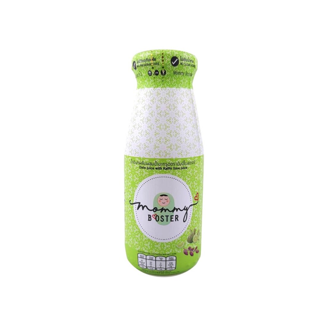 Mommy Booster dates juice mixed with Kaffir lime juice  180 ml